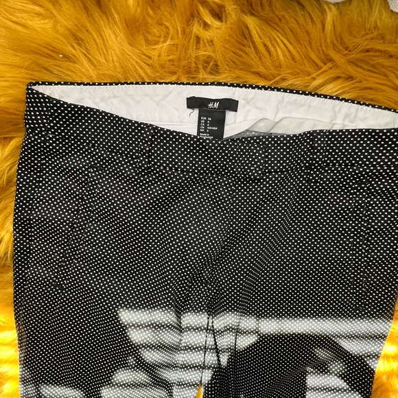 Polka dot, mid leg length dress pants. Fits nice around the waist. - Picture 3 of 3